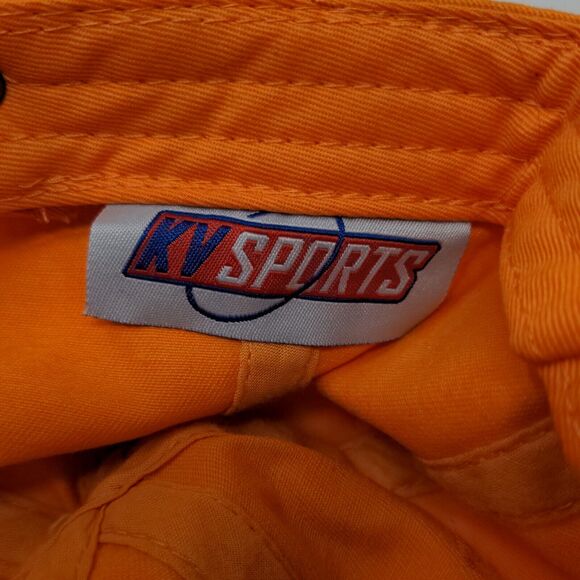 KV Sports Men's Slideback Hat Orange Adjustable Graphic Monkey Logo Shiny - Picture 9 of 9